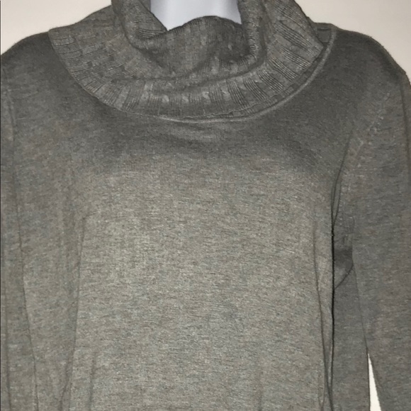 Willi Smith Cowl Neck Gray Sweater - Picture 3 of 8